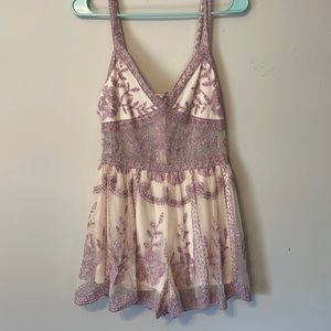 Honey Punch Lace Romper
